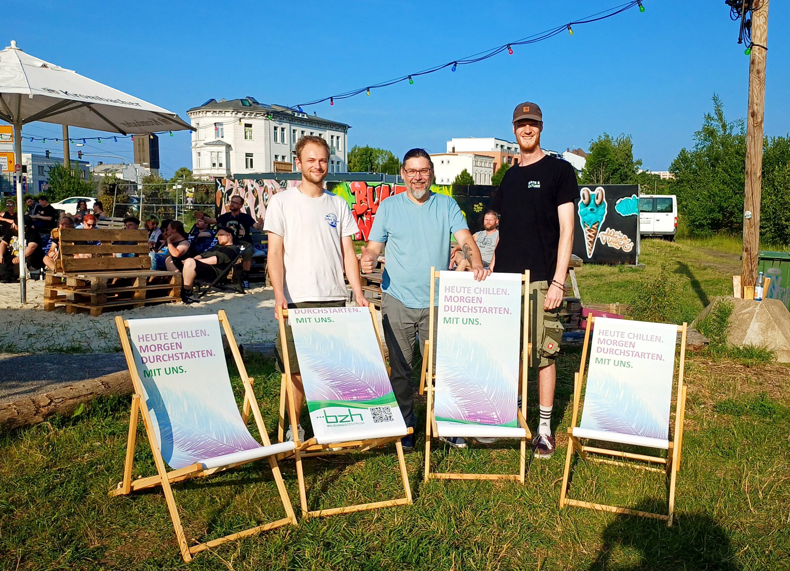 Liegestühle für Culture Station